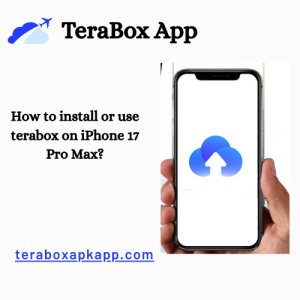 How to install or use terabox on iPhone 17 Pro Max?